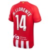 Officiële Voetbalshirt Atlético Madrid M. Llorente 14 Thuis 2023-24 - Heren